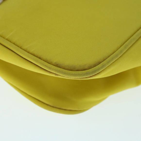 PRADA Accessory Pouch Nylon Yellow Auth 64205 - Picture 15 of 16